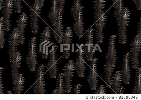 Abstract Dark Worm Seamless Pattern 3D Illustration Background Abstract Dark Worm Seamless Pattern 3D Illustration Background 92585049