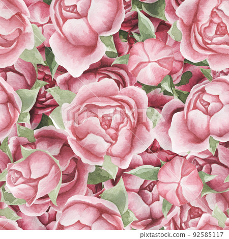 Floral seamless pattern with delicate pink... - Stock Illustration ...