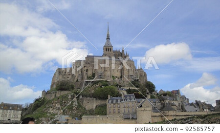 Full view of Mont Saint Michel [France] 92585757
