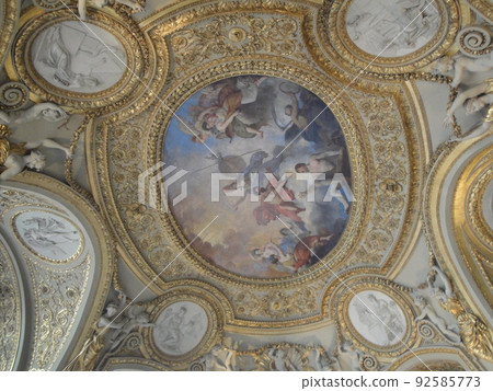 Ceiling painting in the Louvre Museum [Paris, France] 92585773