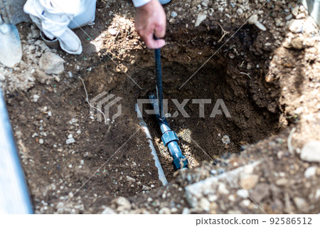 Water pipe work Pipe replacement work 92586512