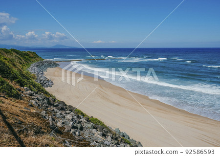 Marbella beach in Biarritz, France 92586593