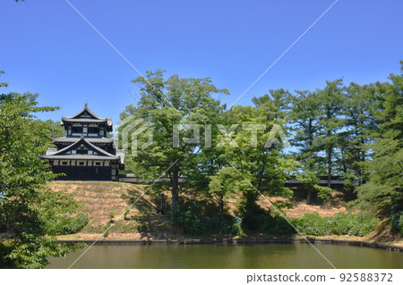 [新潟縣上越市]高田城三重塔的風景 92588372