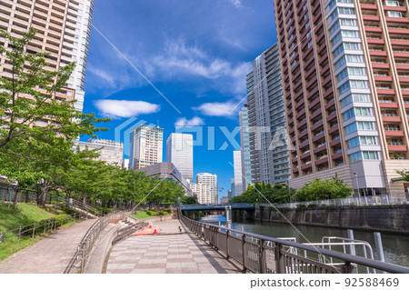 《東京都》品川區塔式公寓的風景 92588469