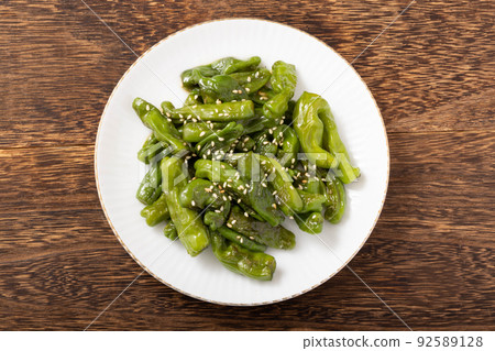 Shishito sweet and spicy simmered Shishito sweet and spicy simmered 92589128