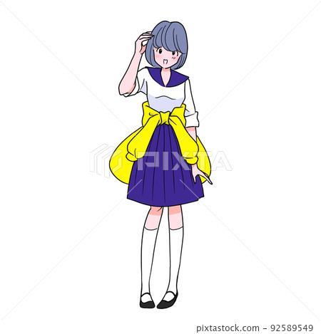 A shy student 92589549