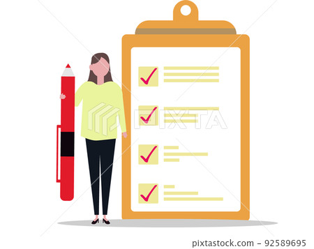 Checklist and Women Answer Questionnaire Checkbox Fill Binder Person Iras Checklist and Women Answer Questionnaire Checkbox Fill Binder Person Iras 92589695