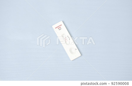 Monkeypox virus (MPXV) positive test result with medical cassette on white wooden background Monkeypox virus (MPXV) positive test result with medical cassette on white wooden background 92590008