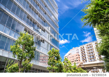 《Tokyo》 Tokyo cityscape / residential area and office building 《Tokyo》 Tokyo cityscape / residential area and office building 92590034