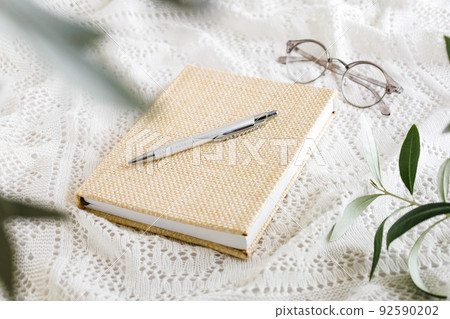 天然藤製封面筆記本 92590202