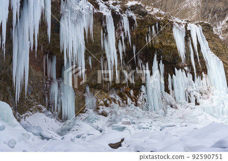 Unryu Valley Ice Waterfall World below freezing (Nikko City Tourism) 92590751