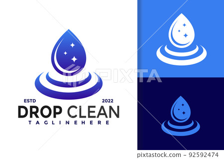 Nature Drop Clean Logo Design, brand identity logos vector, modern logo, Logo Designs Vector Illustration Template Nature Drop Clean Logo Design, brand identity logos vector, modern logo, Logo Designs Vector Illustration Template 92592474