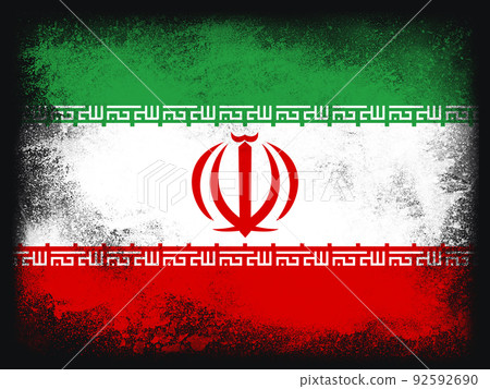 Iran Flag design composition of exploding powder and paint, isolated on a black background for copy space. Colorful abstract dust particles explosion. World cup 2022 football symbol for printing Iran Flag design composition of exploding powder and paint, isolated on a black background for copy space. Colorful abstract dust particles explosion. World cup 2022 football symbol for printing 92592690