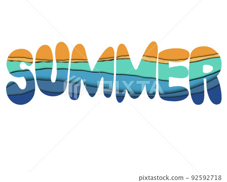 設計字體夏天 設計字體夏天 92592718