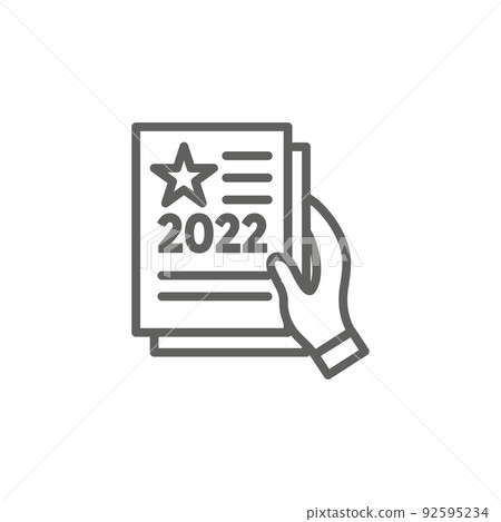 2022 Midterm Elections Design w Red White and Blue Vote Icon 2022 Midterm Elections Design w Red White and Blue Vote Icon 92595234