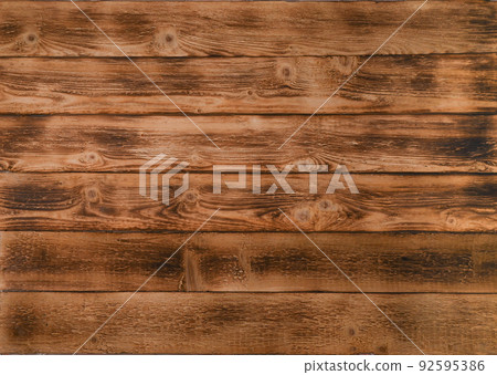 brown wooden background texture. natural wood. copy space 92595386