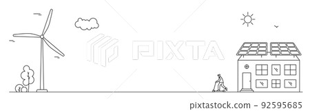 Eco environmental picture. 92595685