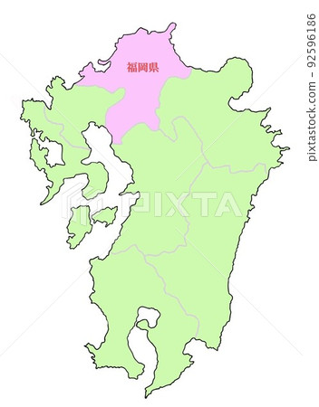 Fukuoka Prefecture Kyushu region pink 92596186