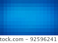 Vector blue background. Geometric texture from blue squares. Abstract pattern of square pixels. Creative design template for celebration and season decoration. A backing of mosaic squares for branding 92596241