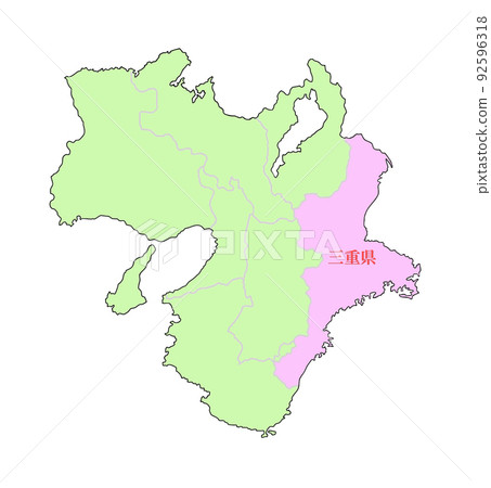 Mie Prefecture Kinki region pink Mie Prefecture Kinki region pink 92596318