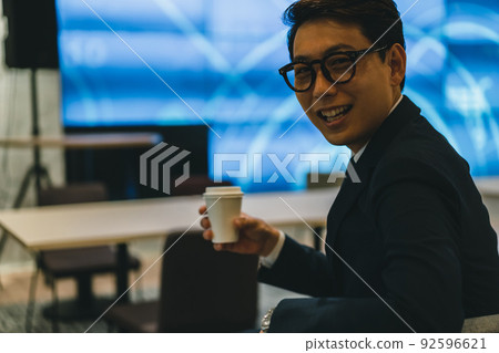 business man, coffee, gents 92596621