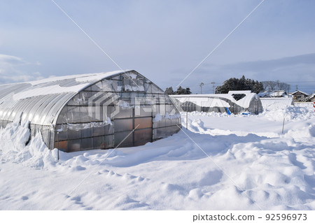 大雪地區乙烯基溫室 92596973