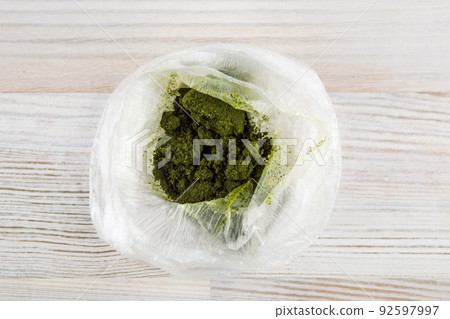 nasvay tobacco carcinogenic chewing tobacco (nas, nasvay, dip,... - Stock Photo [92597997]