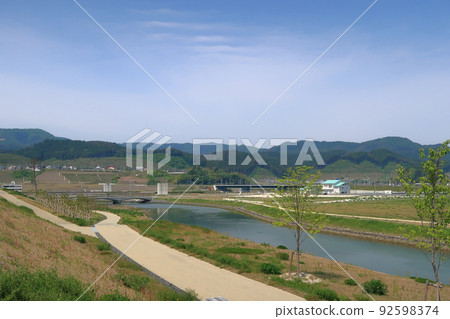 Roadside station Takada Matsubara landscape Roadside station Takada Matsubara landscape 92598374