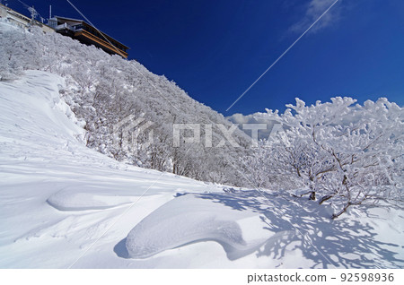 Rime on Mt. Gozaisho [Mt. Gozaisho Ropeway Yamagami Park] 92598936