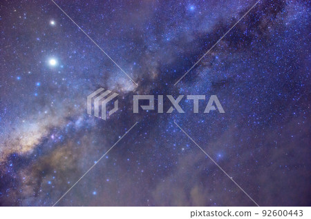 Detailed star on sky in Milky way 92600443