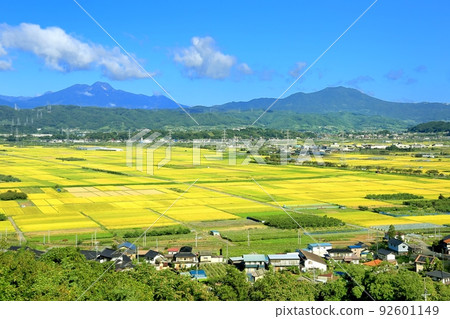 Autumn Entoku rice field and Hokushin Godake 92601149