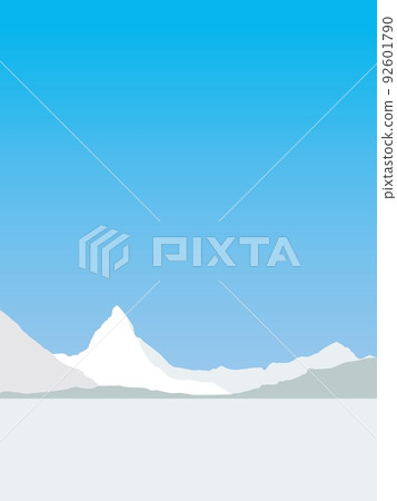 Matterhorn riffelsee silhouette winter Matterhorn riffelsee silhouette winter 92601790