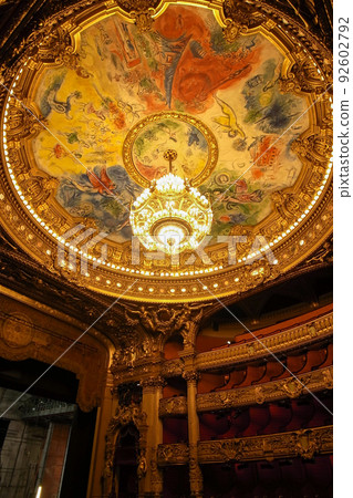 Ceiling painting of Opera Garnier (Paris, France) Ceiling painting of Opera Garnier (Paris, France) 92602792