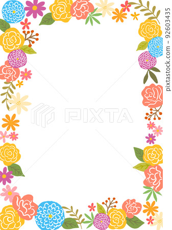 花插圖框架 92603435