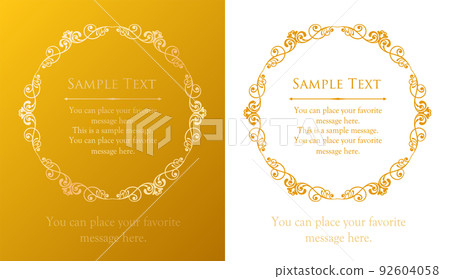 Halloween frame. Antique design. Decorative design. 92604058