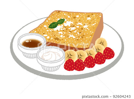 Illustration of french toast 92604243