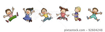 Jumping children (summer clothes set) Jumping children (summer clothes set) 92604248
