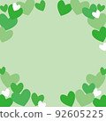 Heart message material 92605225