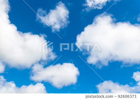 Blue sky sky background background material 92606371