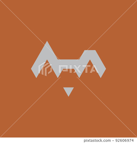 Simple doc face icon for logo 92606974