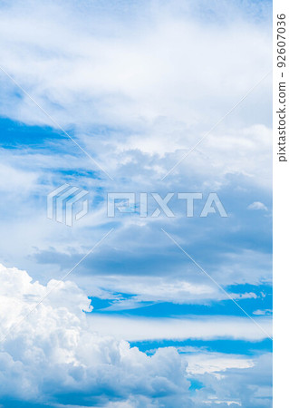 [夏季材料]夏日天空圖像[長野縣] 92607036