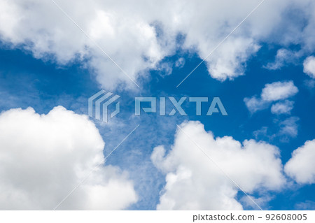 Blue sky sky background background material 92608005