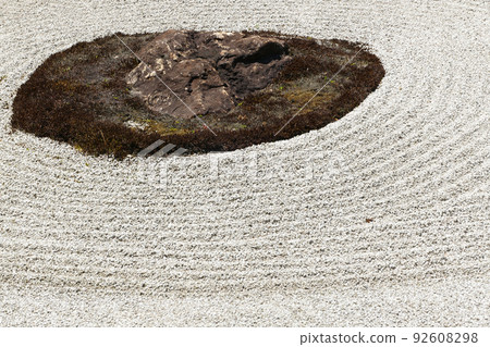 Dry garden rocks and sand crests Dry garden rocks and sand crests 92608298