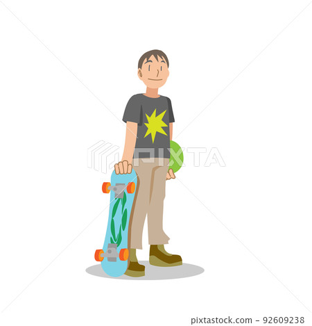 有滑板的男孩 92609238