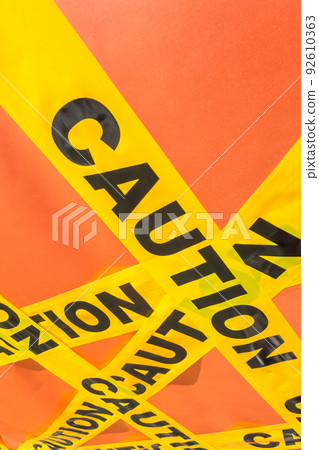 Wrapped caution letter tape 92610363