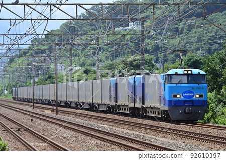 Tokaido Main Line Ninomiya-Oiso JR Freight Mc250 Series Mc250-3 (Oi) Super Rail Cargo SRC 92610397