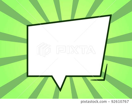 Cartoon balloon concentrated line background surprised pop comment wallpaper illustration 92610767