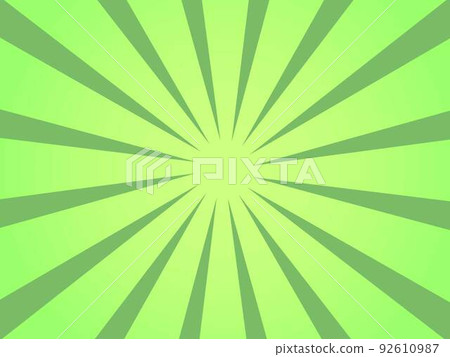 Concentrated line background effect line green pop attention wallpaper illustration 92610987