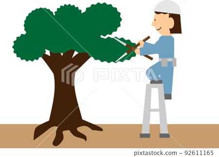 Female gardener 92611165