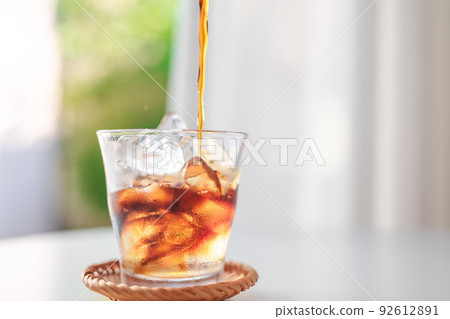 Pour iced coffee Pour iced coffee 92612891